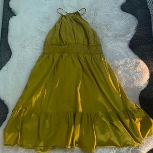 Yellow summer dress